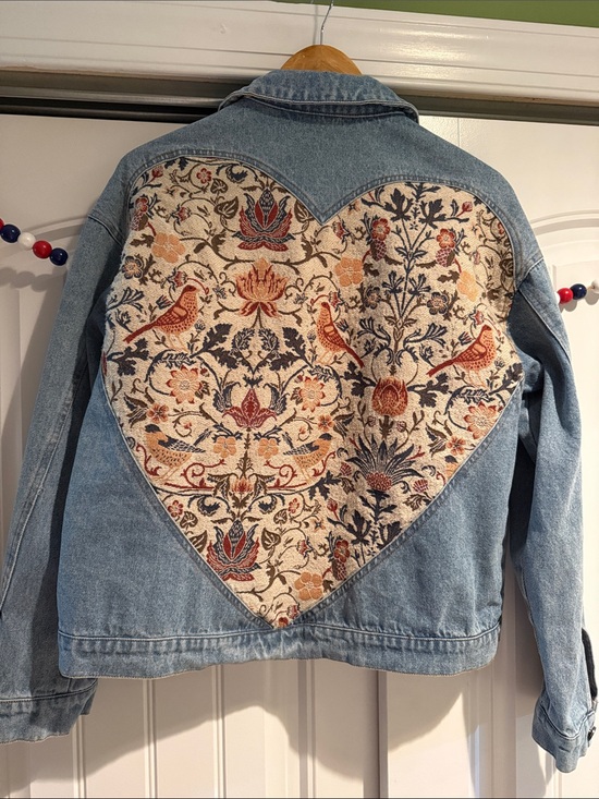 Fate Jackets & Blazers - Fate Light Blue Denim/tapestry Jacket